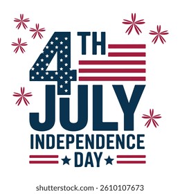 4th of July Independence Day Vector Illustration Design
