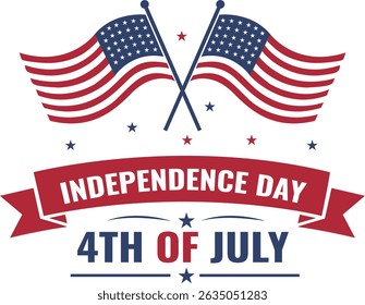 4th July Independence Day Vector Illustration