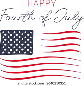 4th of july independence day vector