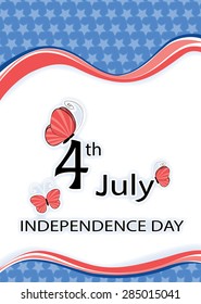 4th of July - Independence Day Vector Design - July Fourth 