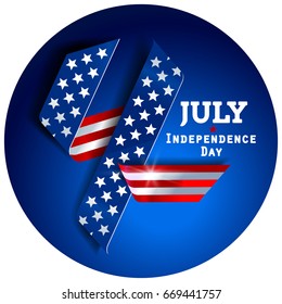 4th of July - Independence Day Vector Design - July Fourth