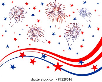 4th july independence day - vector