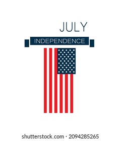 4th july independence wall decal-sticker