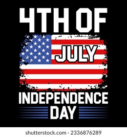 4th July independent day t-shirt design, freedom t-shirt design vector, independence day vintage t-shirt	