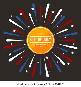 4th of July The Independent Day Vector Illustration