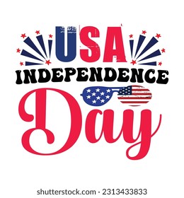 4th of July quote typography design for t-shirt, cards, frame artwork, bags, mugs, stickers, tumblers, phone cases, print etc.