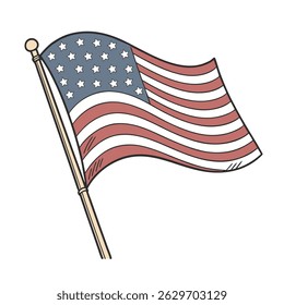 4th of july retro vector american freedom day