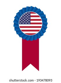 4th of July rosette
