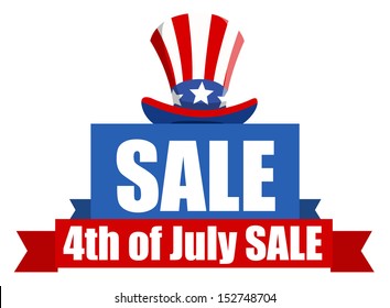 4th of July Sale banner