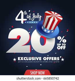 4th July sales, independence day, offers and discounts