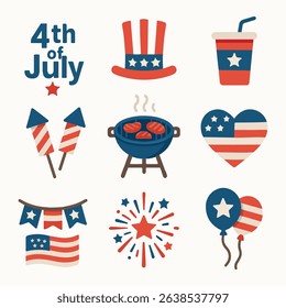 4th of july set of element