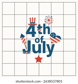 4th of july set of element