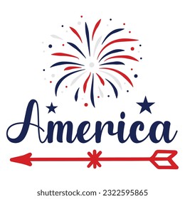 4th july shirt design Print template happy independence day American typography design. svg