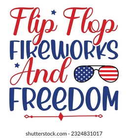 4th July shirt design Print template happy independence day American typography design.