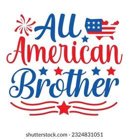 4th July shirt design Print template happy independence day American typography design.