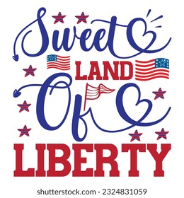 4th July shirt design Print template happy independence day American typography design.