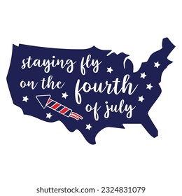 4th July shirt design Print template happy independence day American typography design.