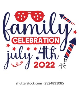 4th July shirt design Print template happy independence day American typography design.