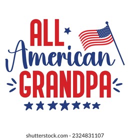 4th July shirt design Print template happy independence day American typography design.