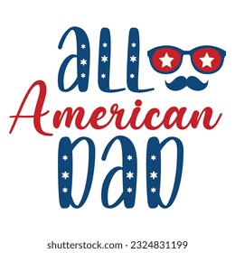 4th July shirt design Print template happy independence day American typography design.
