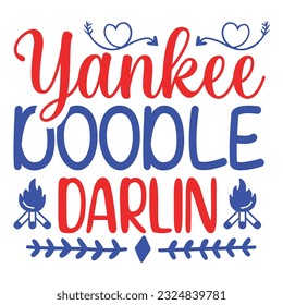 4th July shirt design Print template happy independence day American typography design.