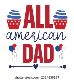 4th July shirt design Print template happy independence day American typography design.