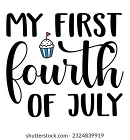 4th July shirt design Print template happy independence day American typography design.