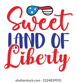 4th July shirt design Print template happy independence day American typography design.