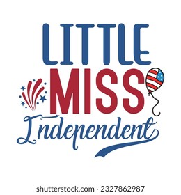 4th July shirt design Print template happy independence day American typography design.