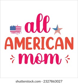 4th July shirt design Print template happy independence day American typography design.