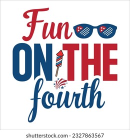 4th July shirt design Print template happy independence day American typography design.