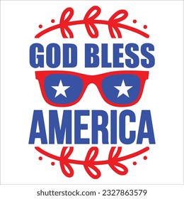 4th July shirt design Print template happy independence day American typography design.