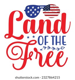 4th July shirt design Print template happy independence day American typography design.