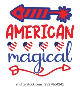 4th July shirt design Print template happy independence day American typography design.