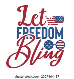 4th July shirt design Print template happy independence day American typography design.