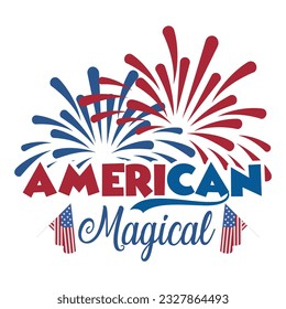 4th July shirt design Print template happy independence day American typography design.