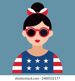         4th of July sublimation vector illustration.
