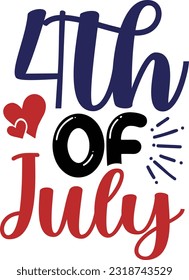 4th of july svg design