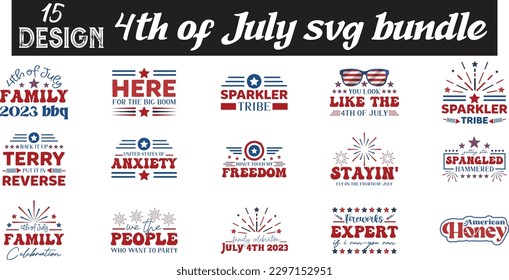 4. Juli SVG DESIGN, 4. Juli SVG BUNDLE