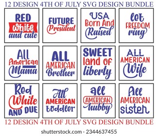 4th of July SVG Design Bundle , 4th of July SVG Quotes, Retro 4th of July svg