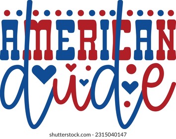 4th Of July SVG Design File