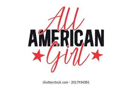 4th July SVG Quotes Design Template