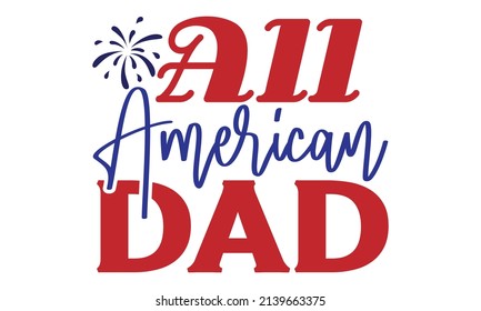 4th July SVG T shirt Design Template