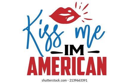 4th July SVG T shirt Design Template