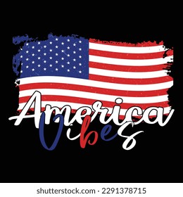 4th of July t shirt design, happy independence day USA vector
