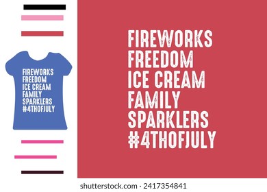 4th of July t shirt design