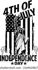 4th of July t-shirt design 