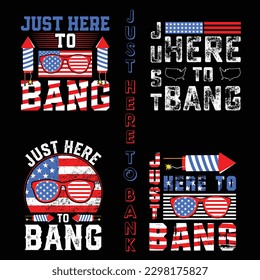 4. Juli T-Shirt-Design