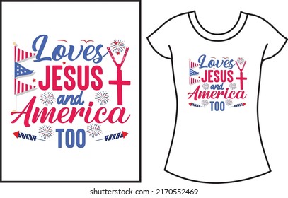 4th of July t-shirt design. Fourth July t-shirt for the gift.