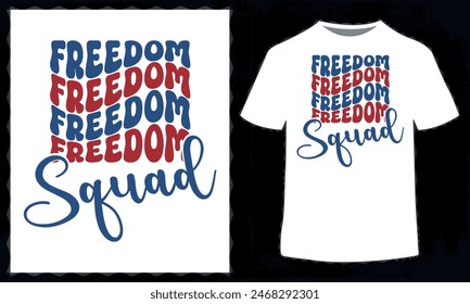 4th of July T-Shirt Design in Illustration. EPS-10.